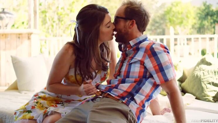 [TeenFidelity] - Young Freckled Jorden Kennedy Takes Ryan Madison's Cock Outside - Ryan Madison - Jorden Kennedy