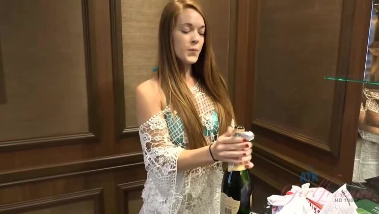 Kimberly Brix gets messy creampie in POV fuck