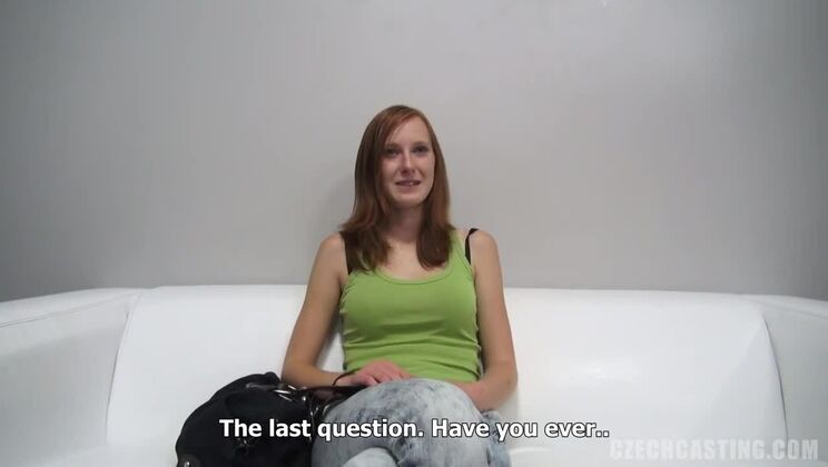 [CzechCasting] - Pretty Czech Girl Jarka - Redhead Casting Fun - Martina