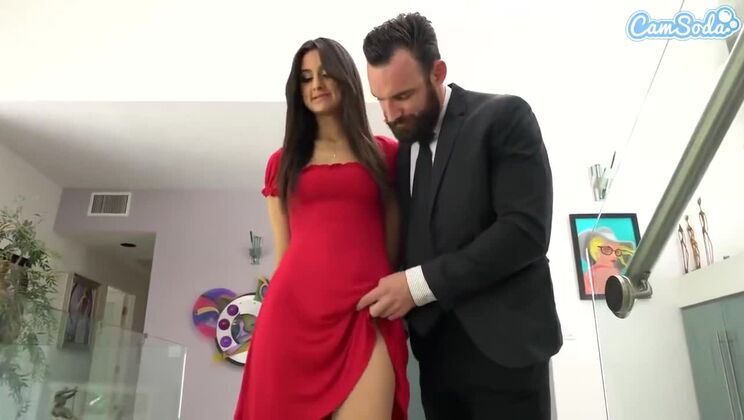 Eliza Ibarra - Latina with Big Tits Gets Facial