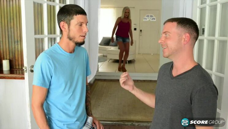 [60PlusMILFs] - GILF Katia Enjoys Two Young Men - Tony Rubino - Tyler Steel - Classy Katia