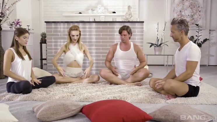 [BANG.com] - Brunette Evelina Darling Enjoys Big Cock and DP - Evelina Darling