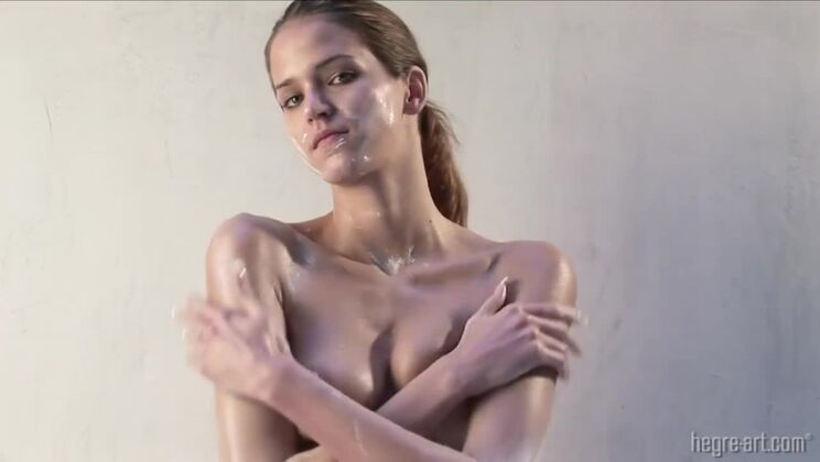 [Hegre] - Silvie Frozen Hot Skinny Hairy Pussy - Silvie