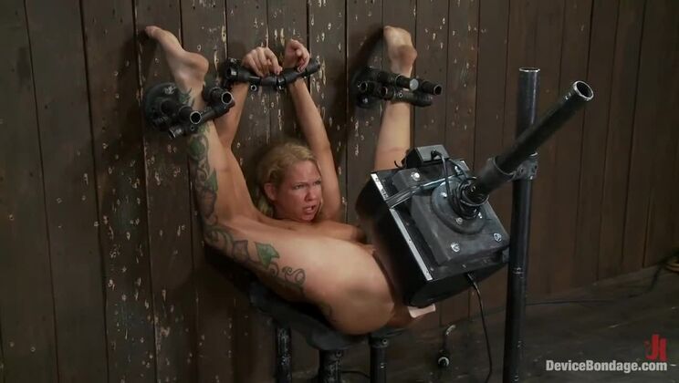 [DeviceBondage] - Brutal BDSM - Rain Degre Takes Hard Fingering & Toys - Rain Degre