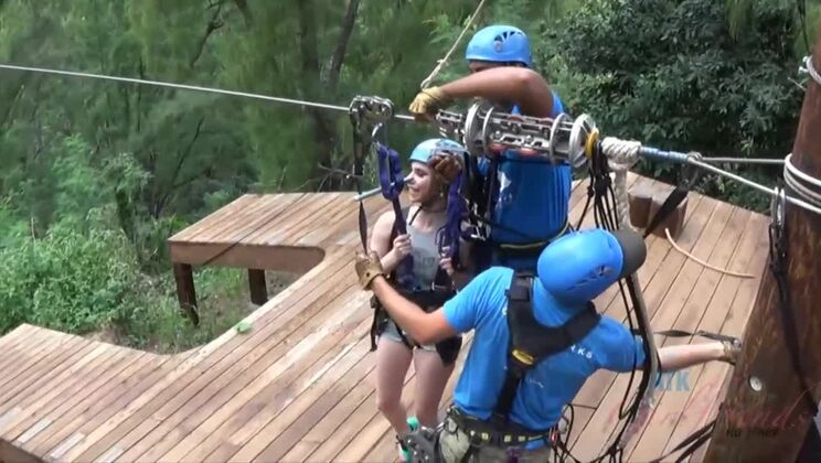 Anya Olsen Ziplines Her Pussy