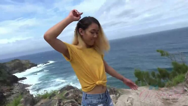 [ATKGirlfriends] - Aria Skye Aquarium And Beach POV Sex - Aria Skye