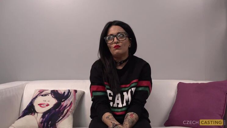 [CzechCasting] - Big Cock POV with Tattooed Czech Girl - Zuzana
