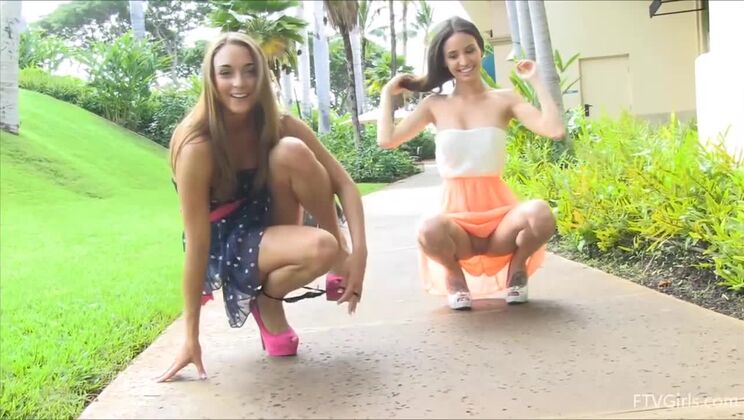 Beautiful Teen Lesbians Aubrey & Mary Shop