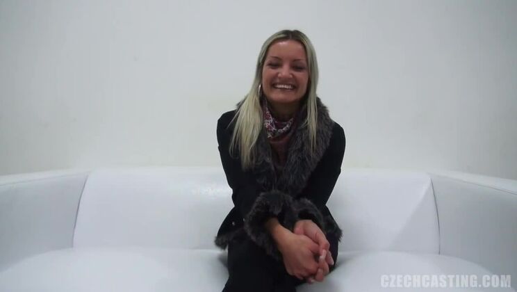 [CzechCasting] - Petra 7720 - Blonde Babe Takes Huge Cock in Casting - Martina