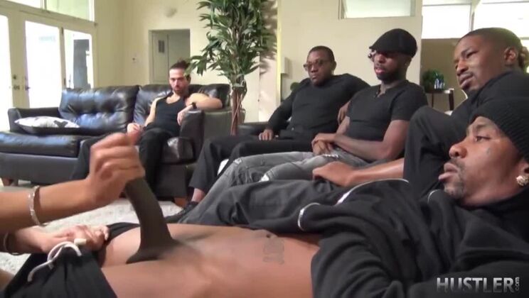 [Hustler] - Ebony Bethany Benz in Big Tit Interracial Gangbang - Bethany Benz