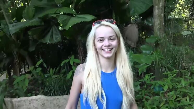 [ATKGirlfriends] - Elsa Jean's Girlfriend Footjob with Creampie - Elsa Jean