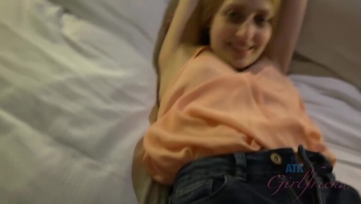 [ATKGirlfriends] - Hairy Pussy Play on My Cock with Girlfriend Rococo - Rococo Royalle