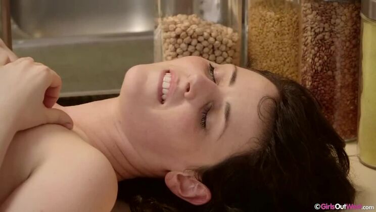 [GirlsOutWest] - Tamzin & Dion - Lesbian Brunettes Without Panties - Dion - Tamzin