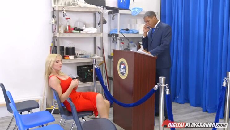 [DigitalPlayground] - Tattooed Christie Stevens Gives a Presidential Blowjob
