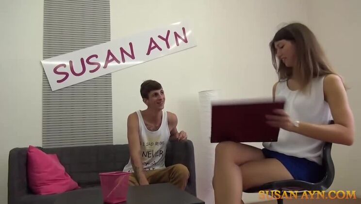 Susan Ayn Fucking Young College Guy Cumshot Facial