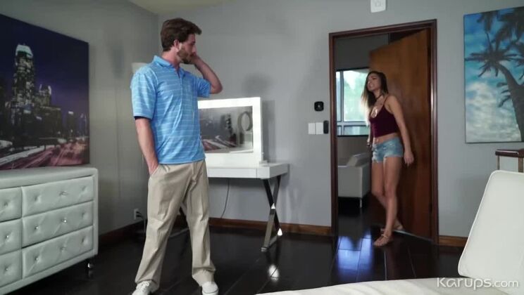 [Karups] - Brunette Babysitter Jaye Summers in Lingerie - Jaye Summers