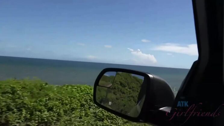 [ATKGirlfriends] - Outdoor Car Sex with Blonde Amateur Ashley - Ashley Lane