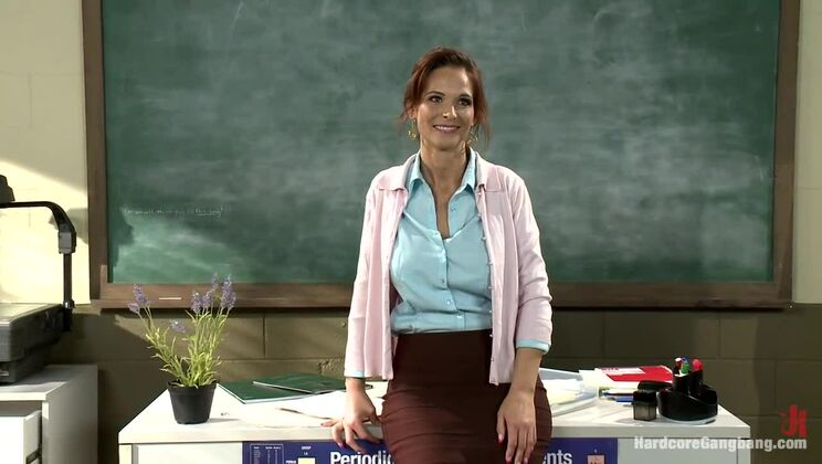 [HardcoreGangbang] - Syren Demer's Big Tits Get Fucked Hard - Bill Bailey - James Deen - Dane Cross - Syren Demer - Aaron Wilcoxxx - Astral Dust