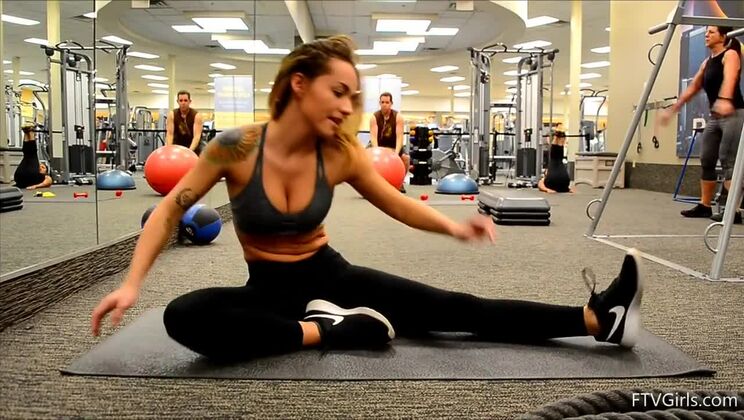 Sexy Nudist Charlotte Fingers in the Shower