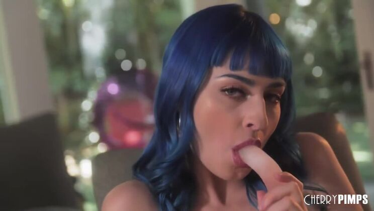 Jewelz Blu Teases with Her Special Toy - Solo Fun