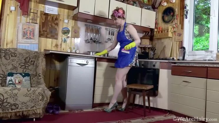 Voyeur's Treat: Bazhena's Kitchen Play