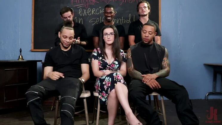 [BoundGangBangs] - Teacher Lyra Lockhart in Anal Gangbang - Eddie Jaye - Donny Sins - Robby Echo - Jake Adams - Lyra Lockhart - Rod Jackson