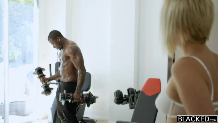 [BLACKED] - Cheating Wife in Stockings Gets Fucked by Black Buddy - Kate England - Rob Piper