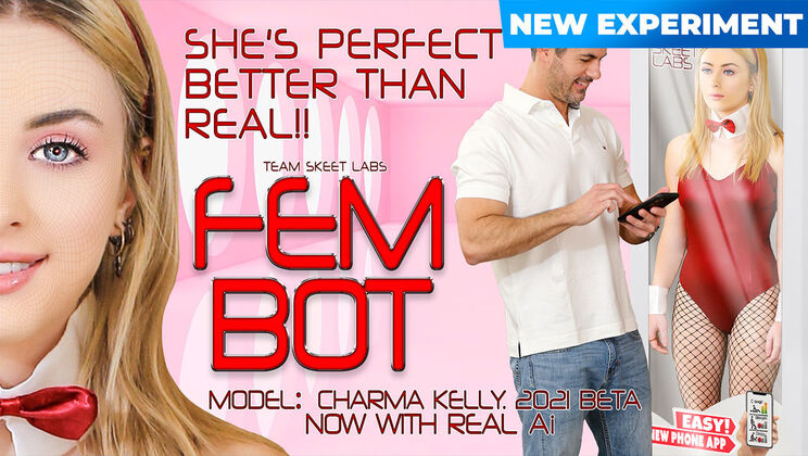 [TeamSkeetLabs] - Charma Kelley in Freaky Fembot Scene