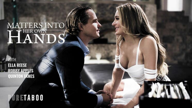 [PureTaboo] - Beautiful Ass Gets Pounded in Doggystyle - Quinton James - Ella Reese - Robby Apples