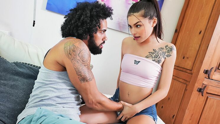 [MyPervyFamily] - Latina Teen Gets Creampie from Stepbrother - Reyna DeLaCruz - James Angel