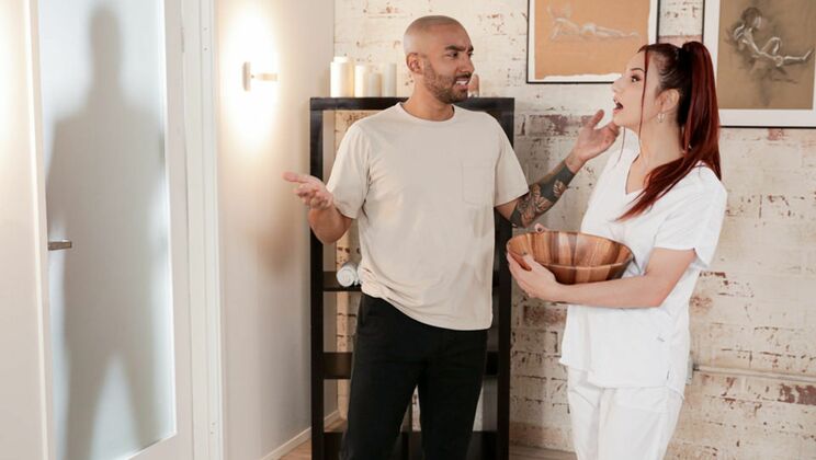 [NuruMassage] - Big Cock Bluff Call - April Snow - Oliver Davis