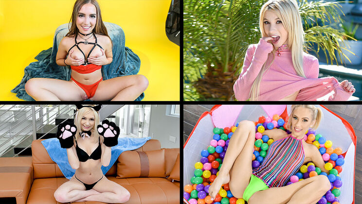 [TeamSkeetSelects] - Hot and Adorable Ladies - Kenzie Reeves - Aria Carson - Bailey Base - Kimmy Kimm