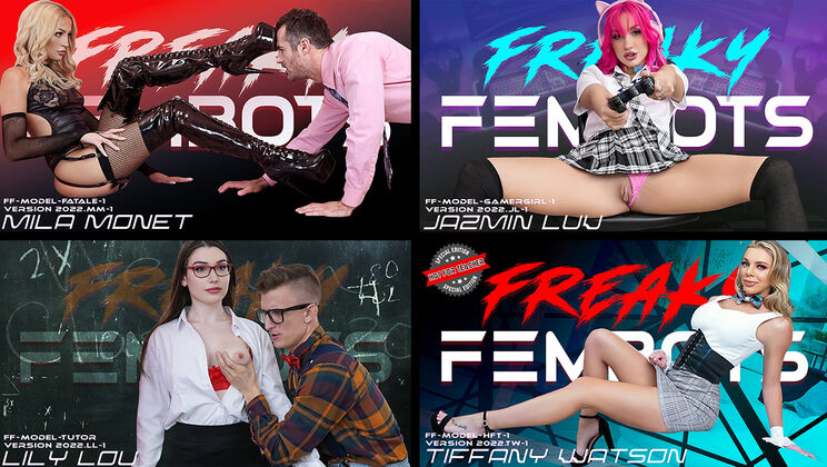 [TeamSkeetSelects] - Sexy Fembot Collection - Tiffany Watson - Jazmin Luv - Lily Lou - Charma Kelley
