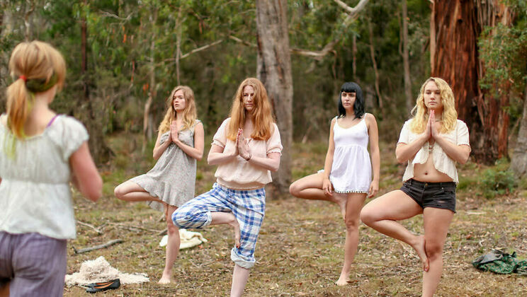 [SouthernSins] - Jane and Laney Yoga Outdoor Fun - Laney - Kim Cums - Jane - Chloe B - Marina Lee