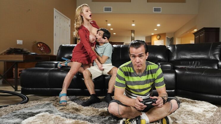 Skinny MILF with Big Boobs Gets Fucked Hard