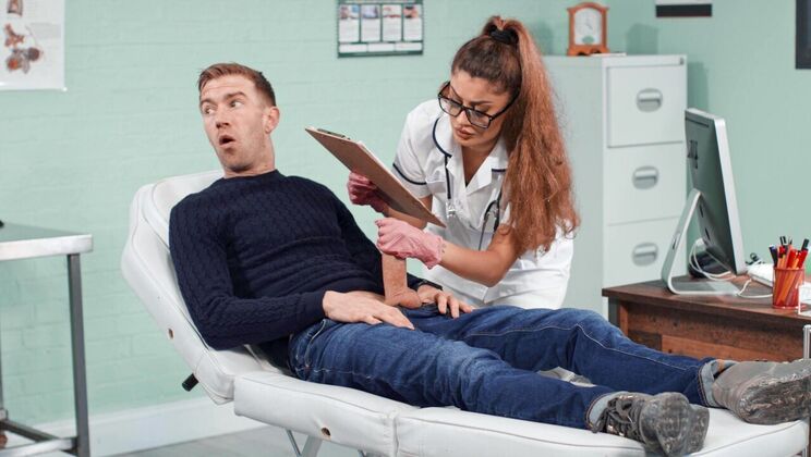 [Brazzers] - Doctor's Deepthroat Examination - Danny D - Marina Maya