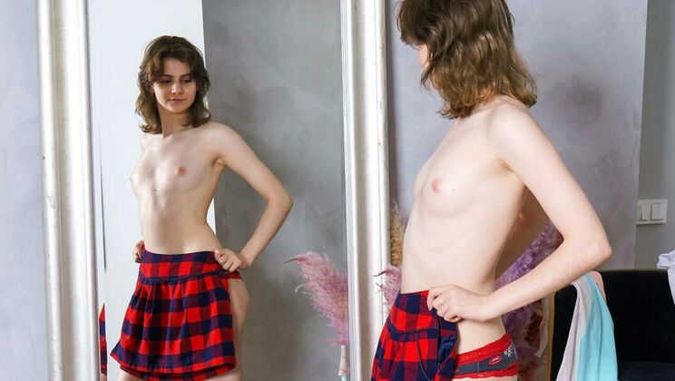 [ClubSweethearts] - Snowdrop's Shaved Pussy Solo Play