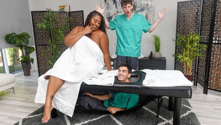 Big Tits Get Massage and More