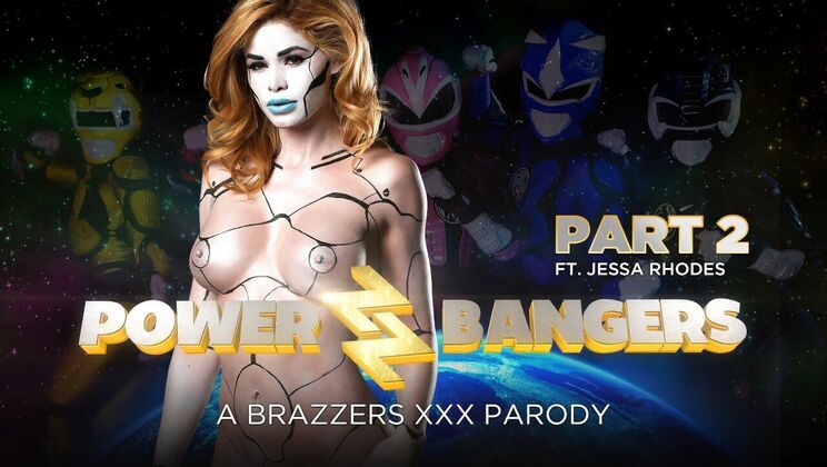 [Brazzers] - Outdoor Cosplay Fun: Power Bangers Part 2 - Katrina Jade - Jessa Rhodes