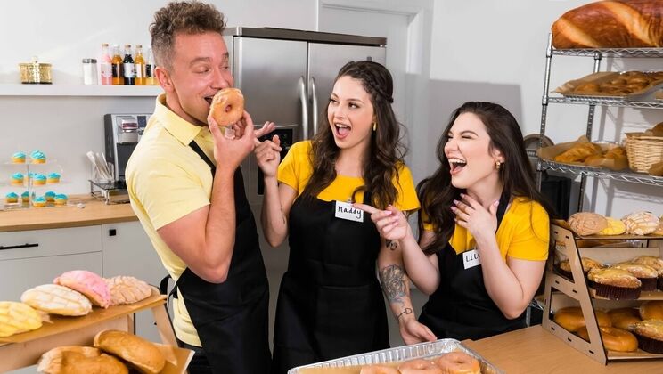 [Brazzers] - Big Tits and Big Cock in Deepthroat Action - Van Wylde - Lily Lou - Maddy May