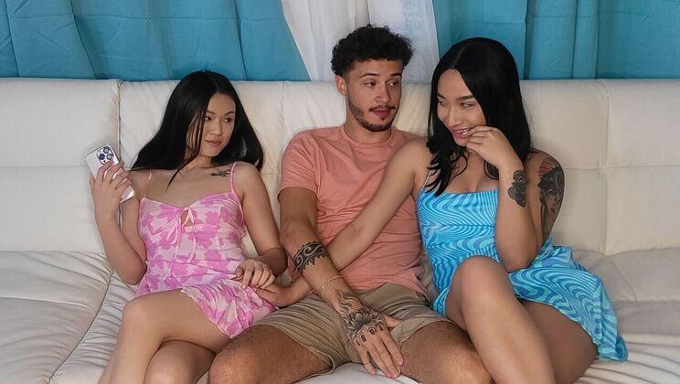 [TeensLoveHugeCocks] - Threesome with Avery Black and Lulu Chu - Lulu Chu - Avery Black - Apollo Banks