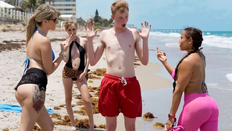 [RKPrime] - Blonde Babe Rides Big Cock on the Shore - Alicia Williams - Jimmy Michaels