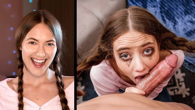 [LookAtHerNow] - Pierced Brunette Rides Hard - Samantha Hayes - Scott Nails