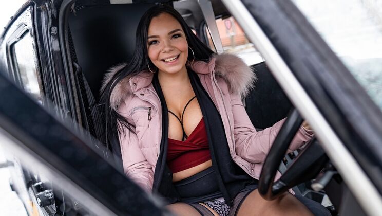 [FemaleFakeTaxi] - Anal Backseat Action with Mugur Porn - Mugur Porn - Sofia Lee