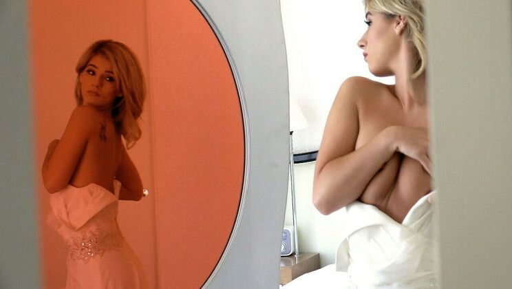 [PervsOnPatrol] - Amateur Bridesmaid Gets Doggystyle Facial - Bella Elise Rose