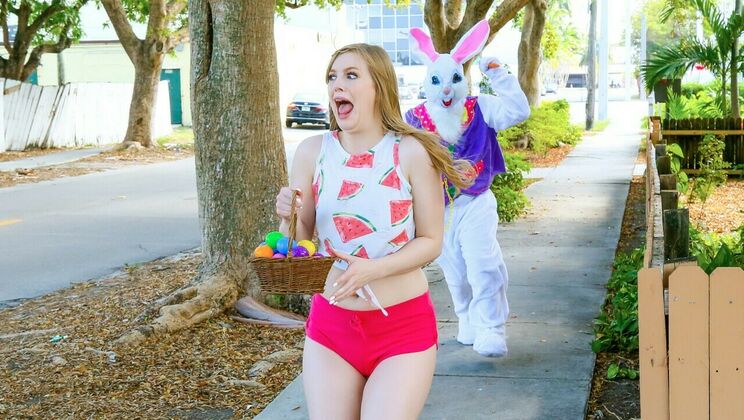[StrandedTeens] - Cowgirl on Easter Bunny's Basket