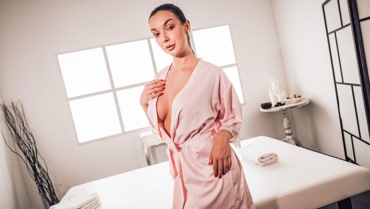 [MassageRooms] - Wet Czech Enjoys Spooning and Cum on Tits