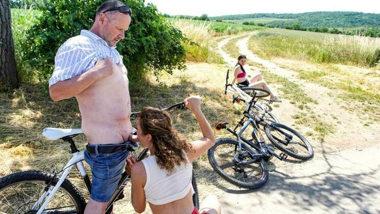 [GrandparentsX] - Two Mature Women Shaved and Fucked - Melany - Julia North