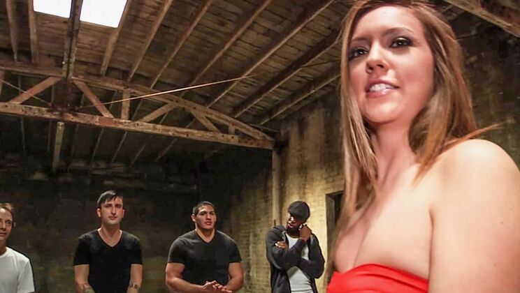 [HardX] - Maddy's 12 Guy Blowjob - A Brunette's Delight - Jon Jon - Maddy O'Reilly