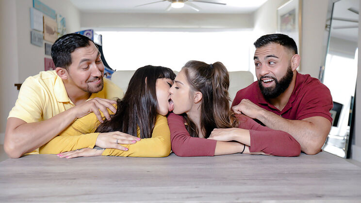 [DaughterSwap] - Taboo Swap: Stepdad and Friends - Derrick Ferrari - Juan Largo - Sofie Reyez - Kitty Carrera
